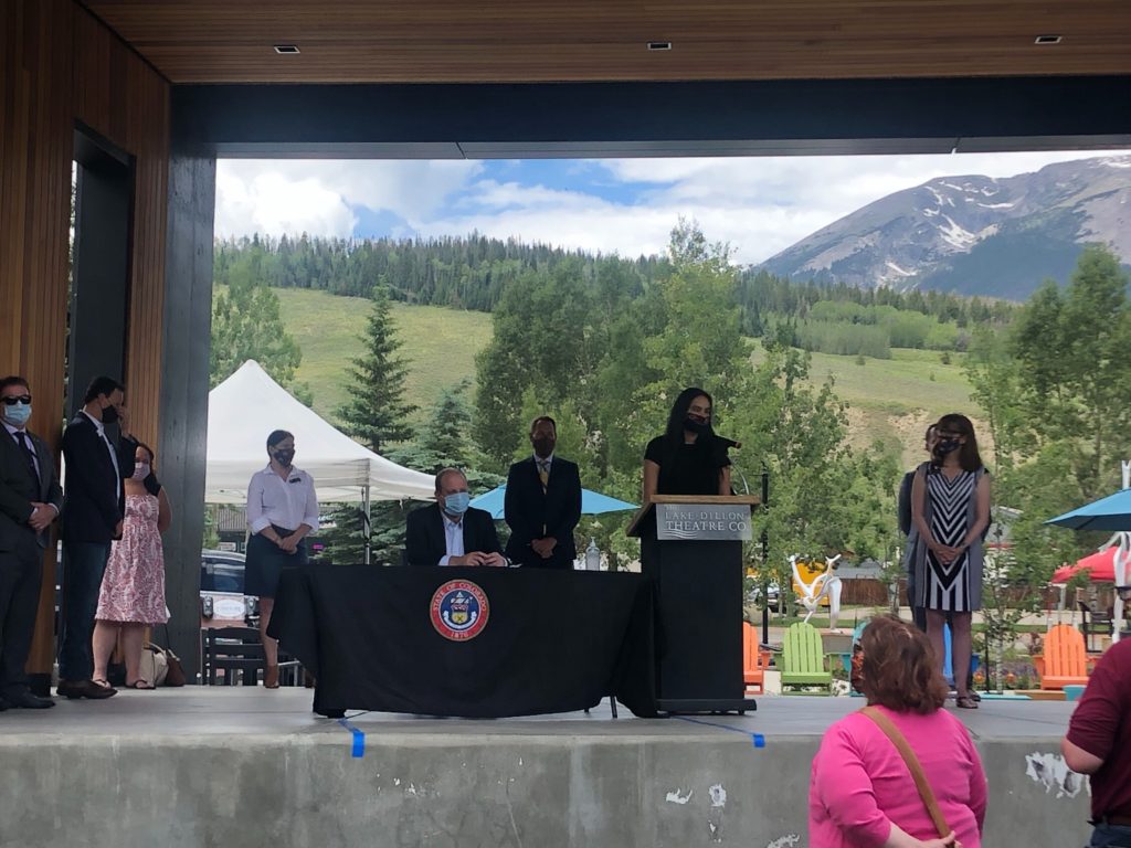 image of bill signing ceremony in Summit County