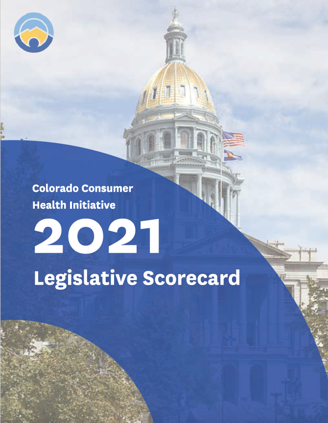 front page of CCHI 2021 Legislative Scorecard