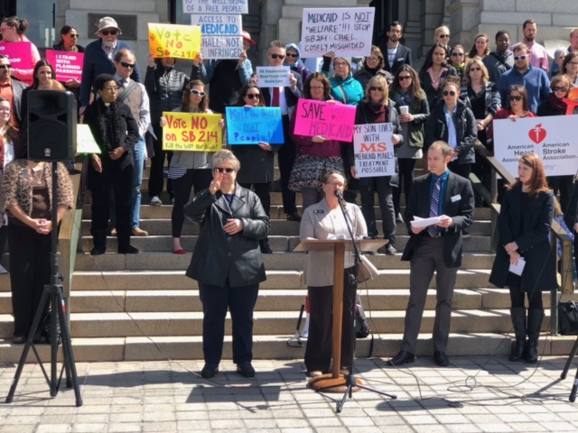 Patients & Advocates Protest Bill that Would Prevent Thousands from Accessing Critical Care